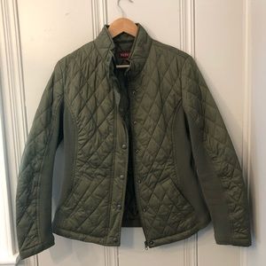 Merona olive quilted jacket